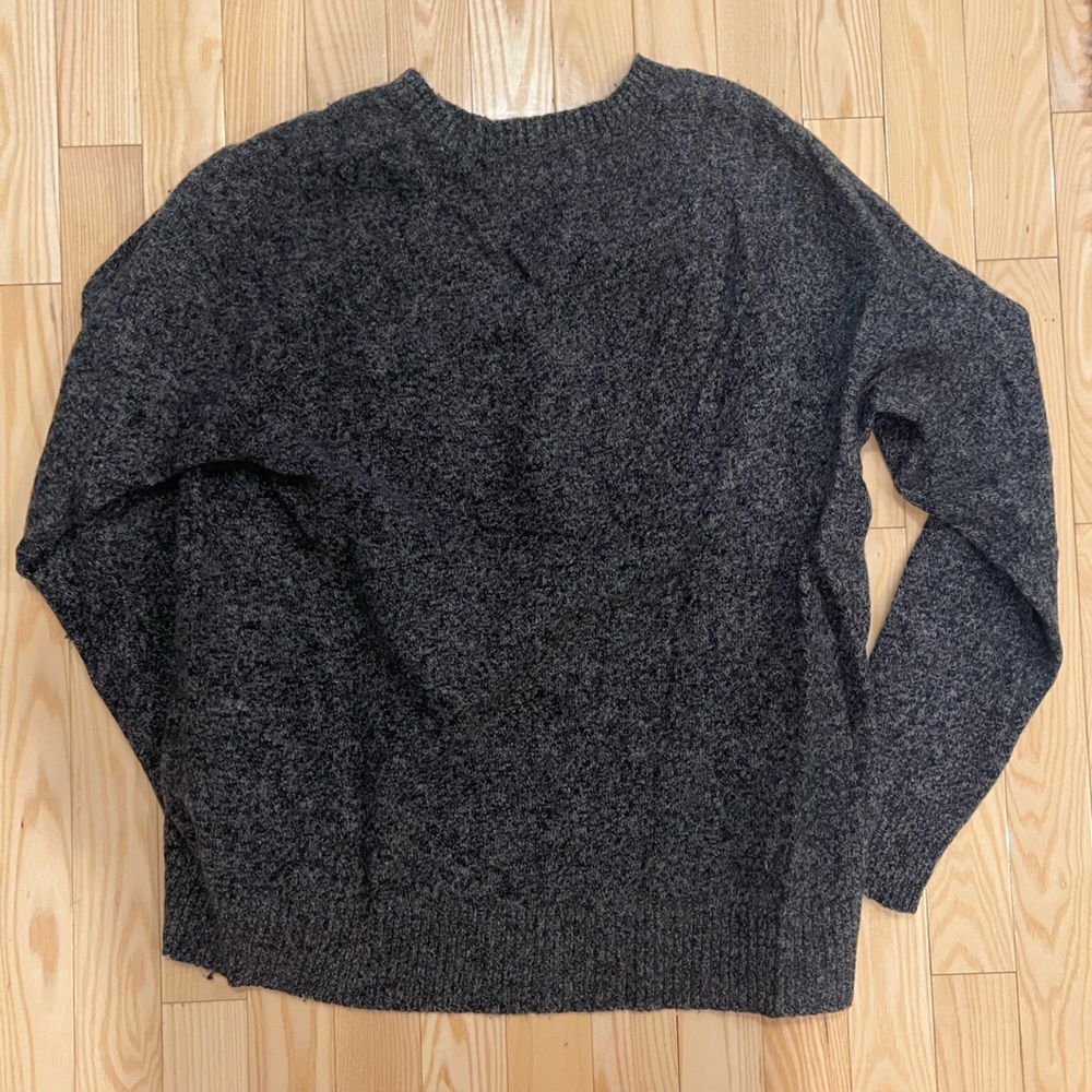 J. Crew Charcoal Knit Sweater